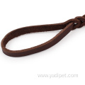 Leather Premium brass buckle Pet soft Leash